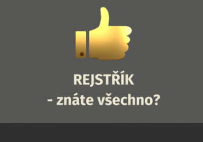 Rejstřík - pro koho a k čemu?