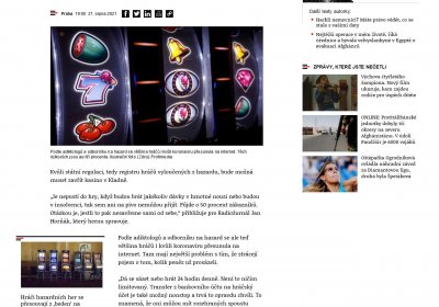 Hráči ztrácejí na internetu pojem o penězích. Regulace je podle expertů na gambling nutná